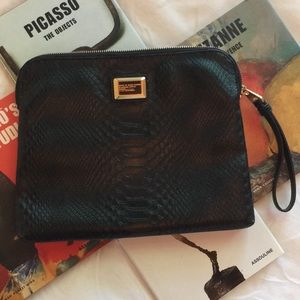 Marc by Marc Jacobs Black Python Accessory/iPad